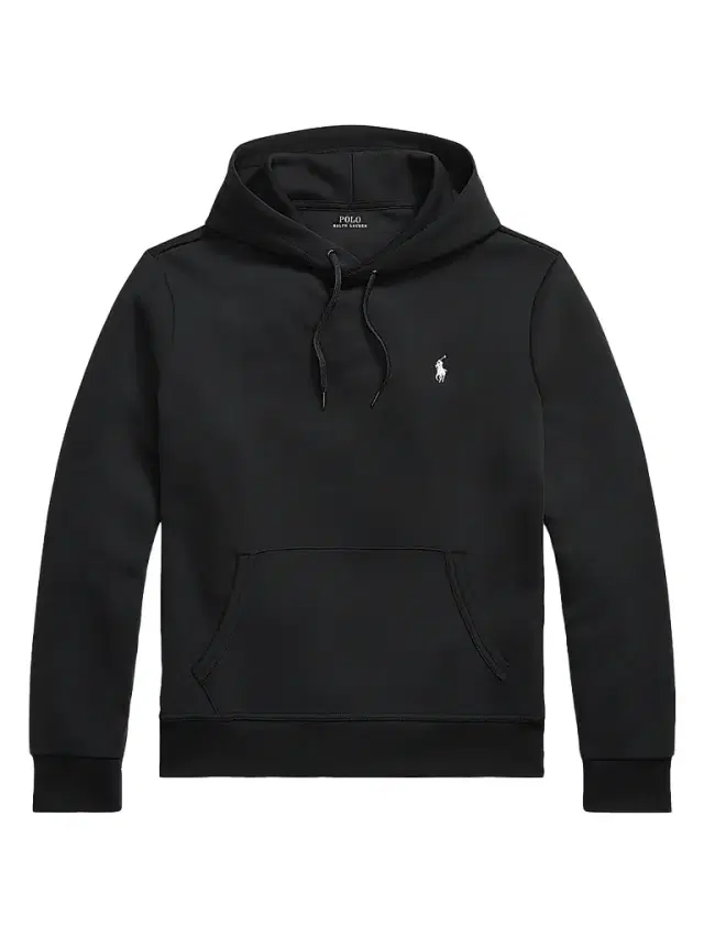 Polo Ralph Lauren Men's Double-Knit Drawstring Hoodie - Polo Black