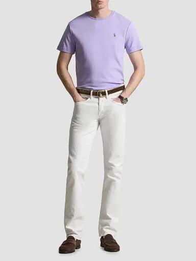 Polo Ralph Lauren Men's Cotton Crewneck T-Shirt - Powder Purple | Thumbnail 2