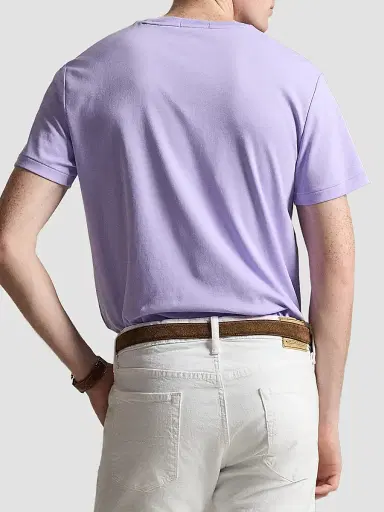 Polo Ralph Lauren Men's Cotton Crewneck T-Shirt - Powder Purple | Thumbnail 3