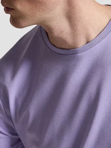Polo Ralph Lauren Men's Cotton Crewneck T-Shirt - Powder Purple | Thumbnail 5