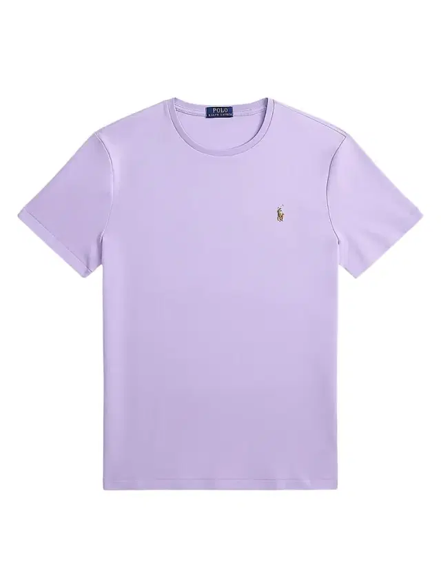 Men's Cotton Crewneck T-Shirt - Powder Purple