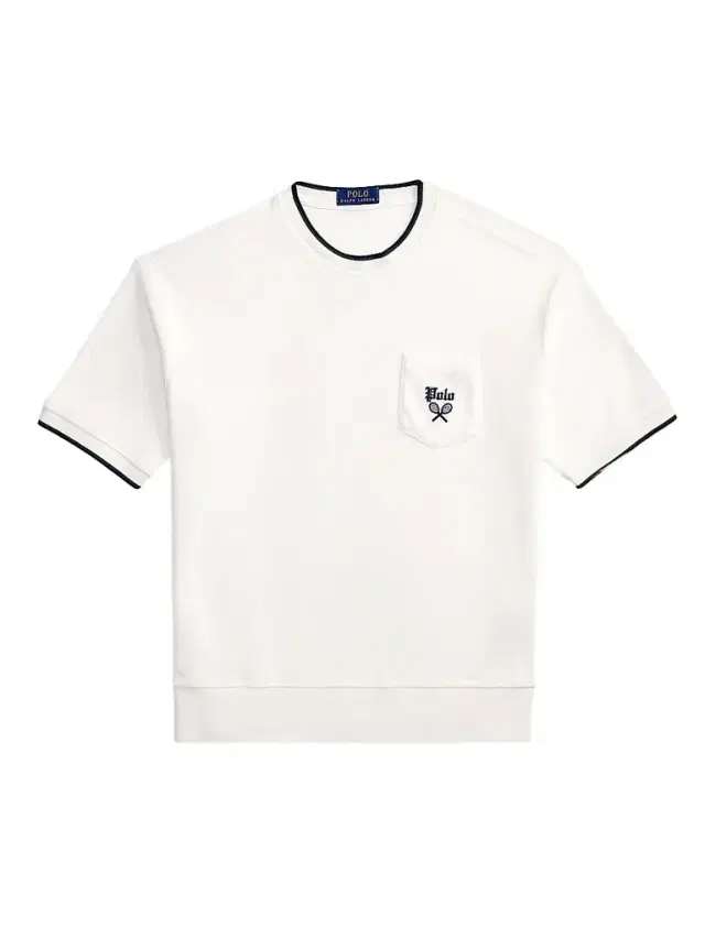 Polo Ralph Lauren Men's Relaxed-Fit Terry Short-Sleeve Sweatshirt - White