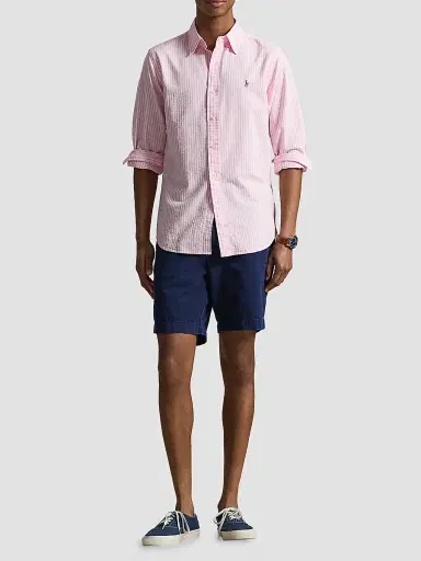 Polo Ralph Lauren Men's Seersucker Oxford Shirt - New Rose White - Size XXL | Thumbnail 2 Polo Ralph Lauren Men's Seersucker Oxford Shirt - New Rose White - Size XXL | Thumbnail 2