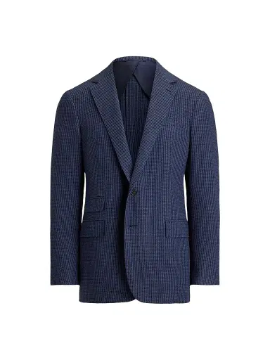 Ralph Lauren Purple Label Men's Houndstooth Wool Single-Breasted Sport Coat | Thumbnail 1 Ralph Lauren Purple Label Men's Houndstooth Wool Single-Breasted Sport Coat | Thumbnail 1