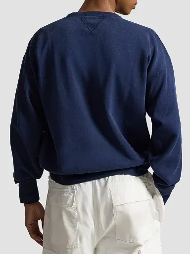 Polo Ralph Lauren Men's Newport Fleece Crewneck Sweatshirt - Newport Navy | Thumbnail 3
