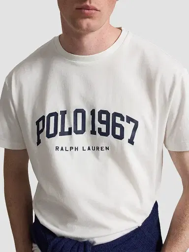 Polo Ralph Lauren Men's Polo 1967 Crewneck T-Shirt - White - Size XXL | Thumbnail 5 Polo Ralph Lauren Men's Polo 1967 Crewneck T-Shirt - White - Size XXL | Thumbnail 5