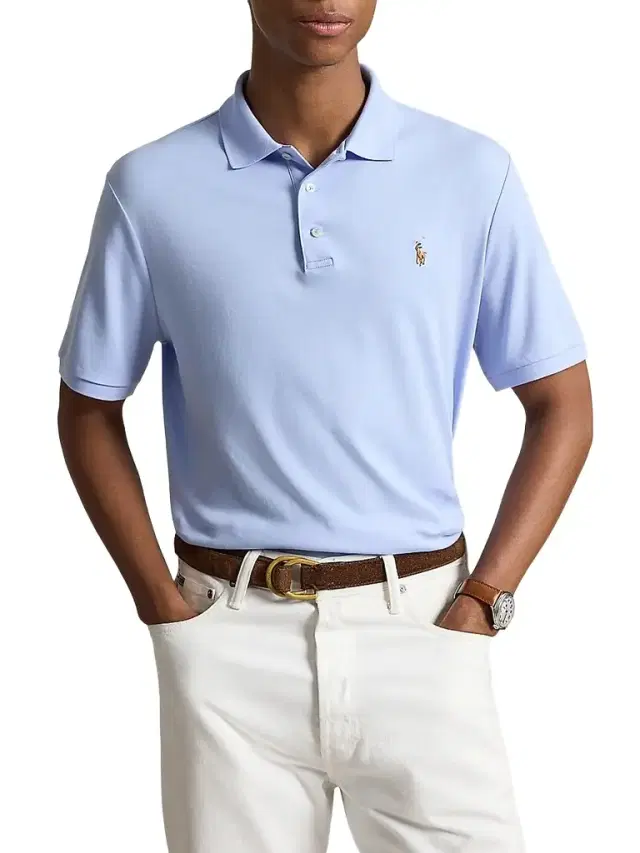 Polo Ralph Lauren Men's Pony Polo Shirt - Pebble Blue