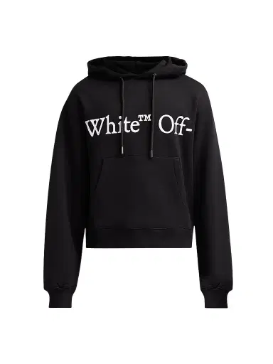 Off-White Men's Vertical Bookish Skate Logo Hoodie - Black - Size XXL | Thumbnail 1