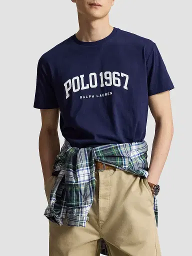 Polo Ralph Lauren Men's Polo 1967 Crewneck T-Shirt - Cruise Navy - Size XXL | Thumbnail 4 Polo Ralph Lauren Men's Polo 1967 Crewneck T-Shirt - Cruise Navy - Size XXL | Thumbnail 4