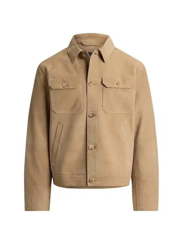 Polo Ralph Lauren Men's Ashdale Suede Jacket - Cafe Tan Suede