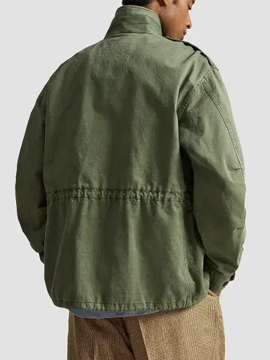 Polo Ralph Lauren Men's Big & Tall Field Jacket - Mint Olive Washed - Size XXL | Thumbnail 3