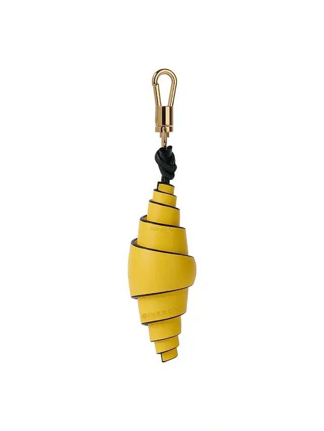 Givenchy Women's Lucky Croissant Charm Bag in Leather - Golden Yellow