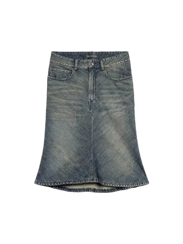 Balenciaga Women's Godet Midi Skirt - Grey