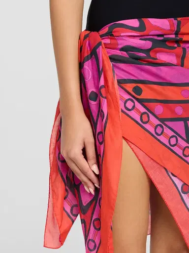 PUCCI Women's L'Alba Cotton Pareo | Thumbnail 5 PUCCI Women's L'Alba Cotton Pareo | Thumbnail 5