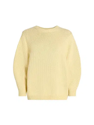 TOTEME Women's Oversized Cotton Crewneck Sweater | Thumbnail 1