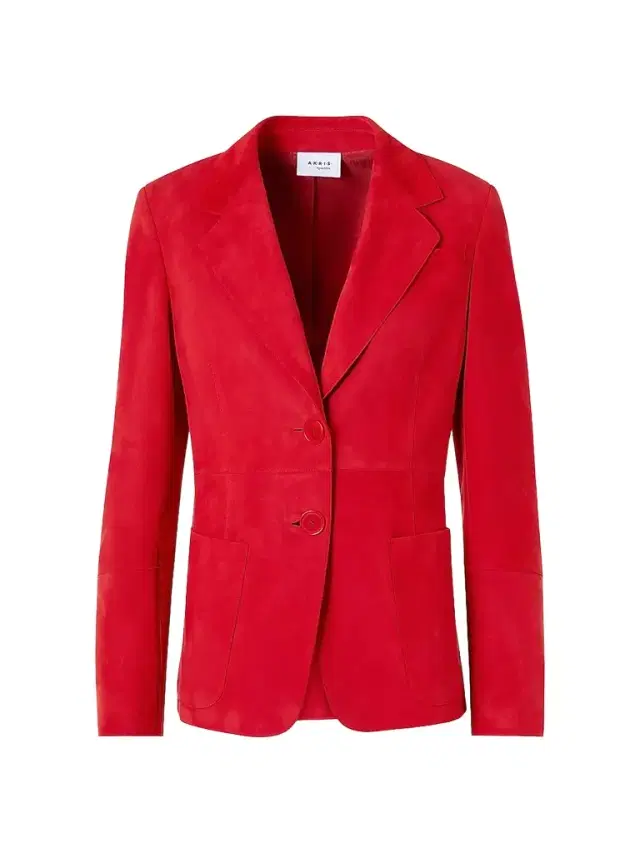 Akris punto Women's Suede Single-Breasted Blazer - Rusty Red