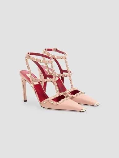 Valentino Garavani Women's Rockstud Kidskin 100MM Pumps - Phard | Thumbnail 2