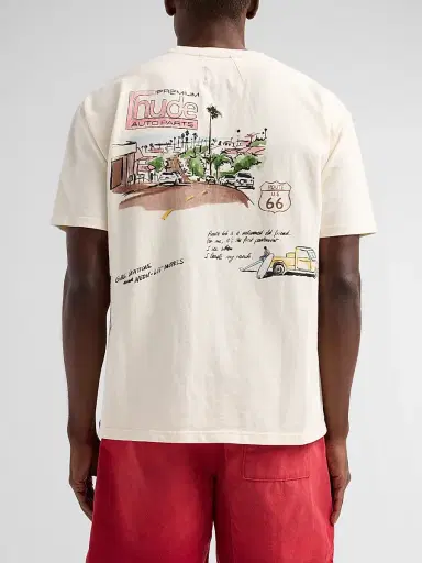 Rhude Men's Highway One T-Shirt - Vintage White Multi - Size XXL | Thumbnail 3 Rhude Men's Highway One T-Shirt - Vintage White Multi - Size XXL | Thumbnail 3