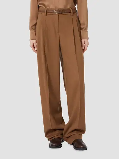 Max Mara Women's Wide Leg Trousers - Tobacco | Thumbnail 3 Max Mara Women's Wide Leg Trousers - Tobacco | Thumbnail 3