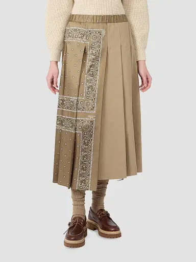 Weekend Max Mara Women's Twill Skirt - Tobacco - Size 14 | Thumbnail 3 Weekend Max Mara Women's Twill Skirt - Tobacco - Size 14 | Thumbnail 3