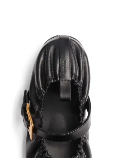 Balmain Anthem smooth leather ballet flats | Thumbnail 5