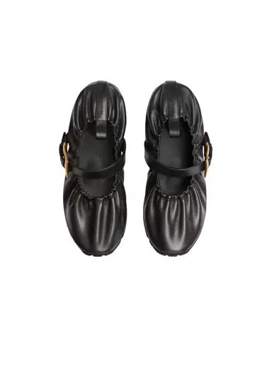 Balmain Anthem smooth leather ballet flats | Thumbnail 6