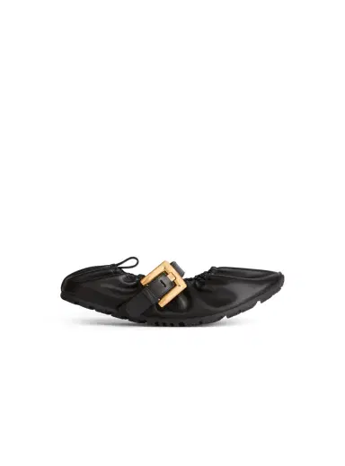 Balmain Anthem smooth leather ballet flats | Thumbnail 1