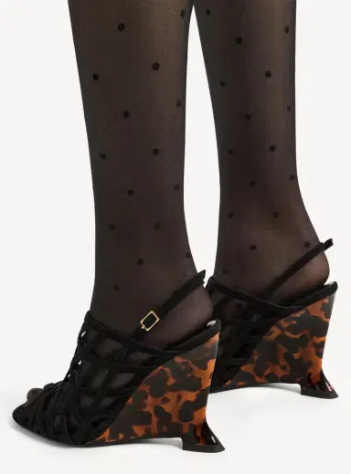 Balmain Wedge Cage sandals in suede | Thumbnail 2 Balmain Wedge Cage sandals in suede | Thumbnail 2
