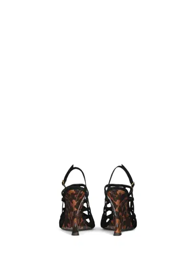 Balmain Wedge Cage sandals in suede | Thumbnail 4 Balmain Wedge Cage sandals in suede | Thumbnail 4