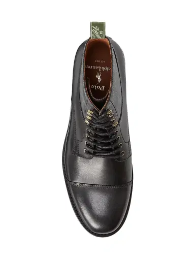 Polo Ralph Lauren Men's Bryson Leather Combat Boots | Thumbnail 4 Polo Ralph Lauren Men's Bryson Leather Combat Boots | Thumbnail 4