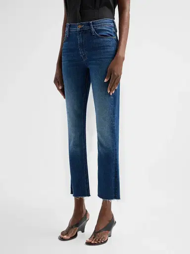Mother Women's Dazzler Mid-Rise Ankle Fray Jeans | Thumbnail 4 Mother Women's Dazzler Mid-Rise Ankle Fray Jeans | Thumbnail 4
