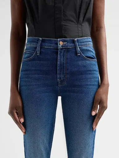 Mother Women's Dazzler Mid-Rise Ankle Fray Jeans | Thumbnail 5 Mother Women's Dazzler Mid-Rise Ankle Fray Jeans | Thumbnail 5
