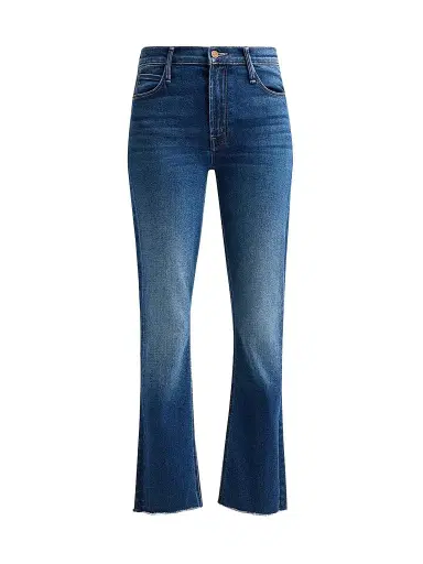 Mother Women's Dazzler Mid-Rise Ankle Fray Jeans | Thumbnail 1 Mother Women's Dazzler Mid-Rise Ankle Fray Jeans | Thumbnail 1