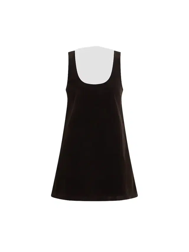 Joe's Jeans Women's The Scoopneck Faux-Suede Mini Dress - Dark Chocolate