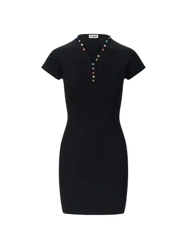 Staud Women's Tavi Beaded Mini Dress | Thumbnail 1 Staud Women's Tavi Beaded Mini Dress | Thumbnail 1