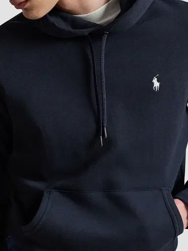 Polo Ralph Lauren Men's Double-Knit Drawstring Hoodie - Aviator Navy - Size XXL | Thumbnail 5 Polo Ralph Lauren Men's Double-Knit Drawstring Hoodie - Aviator Navy - Size XXL | Thumbnail 5