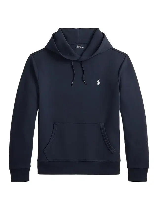 Polo Ralph Lauren Men's Double-Knit Drawstring Hoodie - Aviator Navy