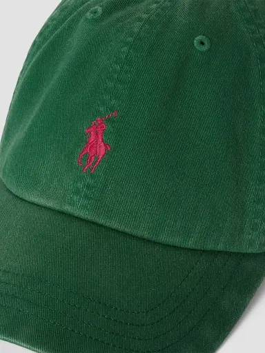 Polo Ralph Lauren Men's Pony-Embroidered Cotton Baseball Cap - Park Green | Thumbnail 3
