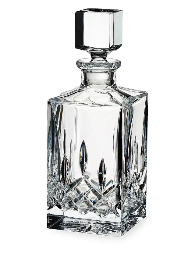 Waterford Lismore Crystal Square Decanter