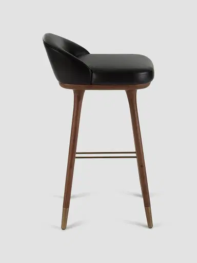 Arteriors Walsh Leather & Wood Bar Stool | Thumbnail 2 Arteriors Walsh Leather & Wood Bar Stool | Thumbnail 2