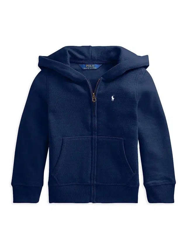 Polo Ralph Lauren Little Girl's Fleece Zip Hoodie - Newport Navy
