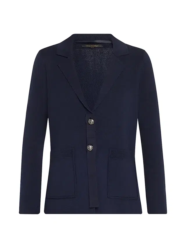 Kobi Halperin Women's Clove Tailored Wool-Blend Sweater - Blue