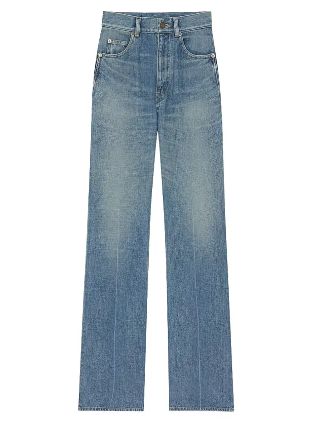 Women's 70's Authentic Medium Denim Jeans - Authentic Medium Blue