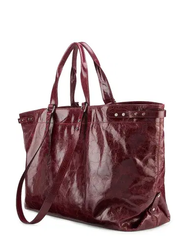 Isabel Marant Women's Winna Leather Tote - Burgundy | Thumbnail 5 Isabel Marant Women's Winna Leather Tote - Burgundy | Thumbnail 5