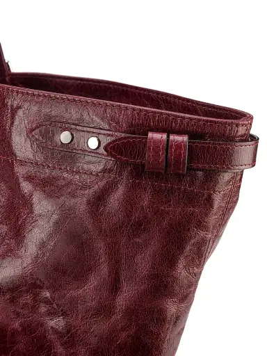 Isabel Marant Women's Winna Leather Tote - Burgundy | Thumbnail 8 Isabel Marant Women's Winna Leather Tote - Burgundy | Thumbnail 8