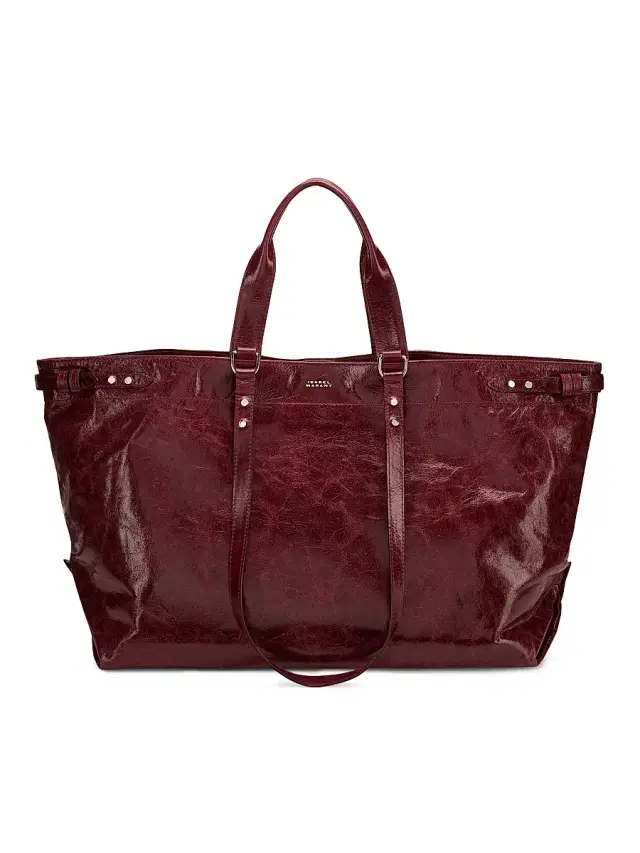 Women's Winna Leather Tote - Burgundy