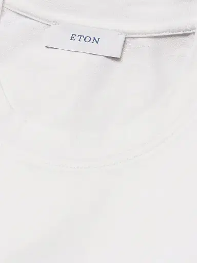 Eton Men's Silk-Cotton Knit T-Shirt | Thumbnail 6