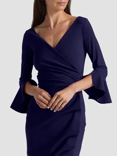 Chiara Boni La Petite Robe Women's Trina Ruffle Sheath Dress | Thumbnail 5 Chiara Boni La Petite Robe Women's Trina Ruffle Sheath Dress | Thumbnail 5