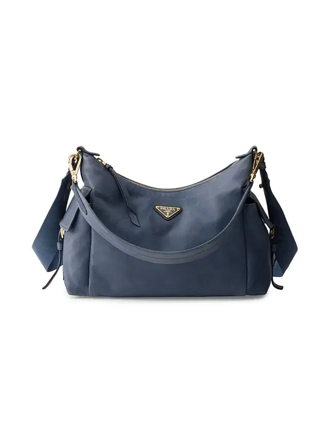 Prada Women's  Explore Nappa Leather Shoulder Bag - Blue
