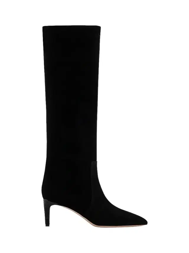 Paris Texas Women's 60MM Stiletto Suede Knee-High Boots - Black